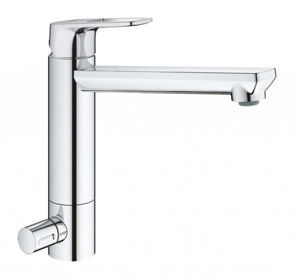 GROHE - BauLoop Dřezová baterie s uzavíracím ventilem, chrom 31713000