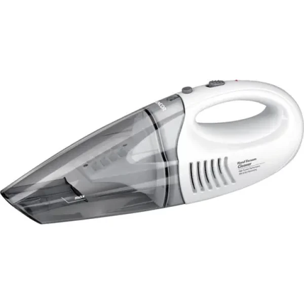 SENCOR SVC 190W bílá / Ruční Aku vysavač / 45 W / 80 dB / nádoba 0.5l / výdrž až 15 min (8590669085156)