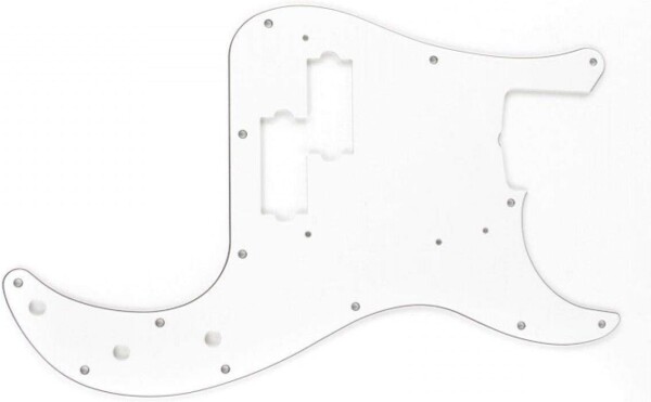 Fender Pickguard, Precision Bass®, 13 Hole, W/B/W, 3-Ply