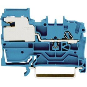 WAGO 2002-7114 oddělovací svorka 5.20 mm pružinová svorka osazení: N modrá 1 ks