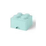 LEGO úložný box šuplíkem aqua