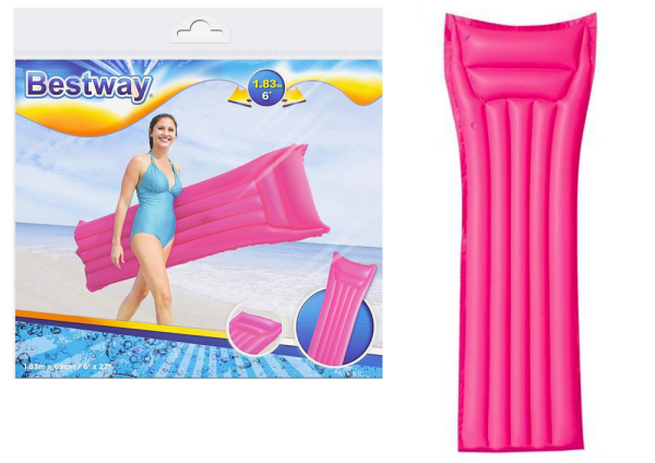 Mamido Nafukovací matrace na plavání 183 x 69 cm Bestway 44007 růžová