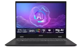MSI Prestige 16 AI+ Evo B2VMG šedá / 16" QHD+ / Intel Core Ultra 9 288V 3.3GHz / 32GB / 1TB SSD / Intel Arc / W11P (9S7-15A331-031)