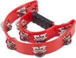 Cega Double Row Tambourine Red