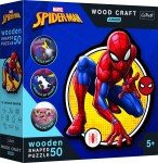 Puzzle Wood Craft Junior Spiderman: Síla - Trefl