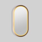 Zrcadlo se senzorem SAT Aurum 40x80 cm rose gold SATZAUR4080BRG SATZAUR4080BRG