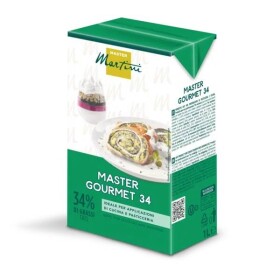 Master Gourmet Rostlinná šlehačka neslazená Master Gourmet 34% (1 l)