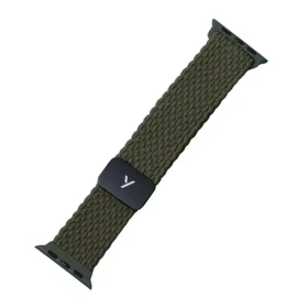 YENKEE YWB 054 AW Nylonový řemínek pro Apple Watch 38 40 41 mm zelená (8590669378029)