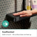 HANSGROHE - Activera Q Sprchový set s termostatem, 29x18 cm, 2 proudy, EcoSmart, matná černá 28648670