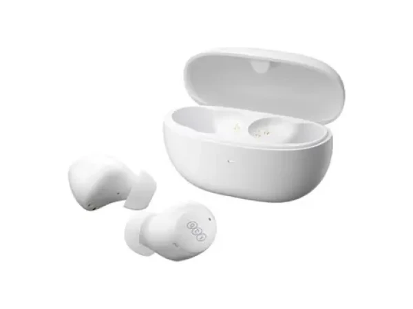 QCY HT07 ArcBuds bílá / Bezdrátová sluchátka s mikrofonem / TWS / ANC / Bluetooth 5.2 / IPX8 / dobíjecí box (HT07-white)