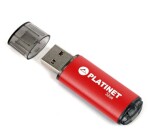 PLATINET X-Depo 16GB červená / flash disk / USB 2.0 / zápis: 8MBs; čtení: 22MBs (PMFE16R)