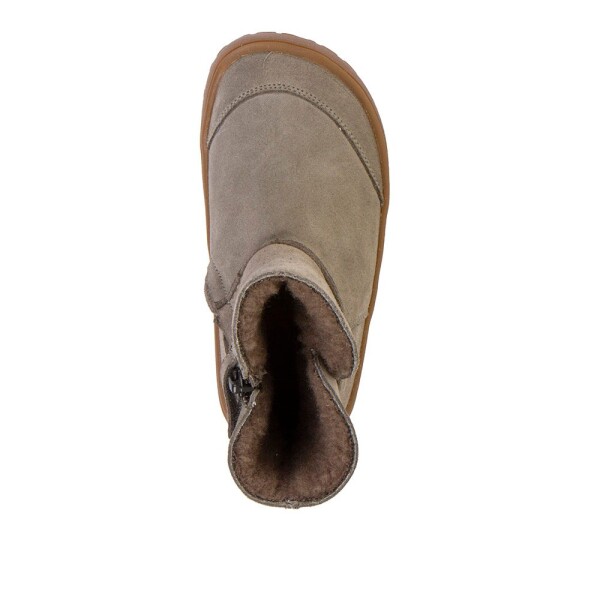 Dětské zimní barefoot boty TEX SUEDE Gray G3160250-3 - 34
