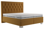 Boxspring Kerstin Matrace: Bez matrace, látka: Riviera 26