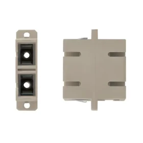 XtendLan SC-SC duplexní adaptér šedý / Optický adaptér / Multimode / do rozváděčů (ADR-SCD2SCD-MM)