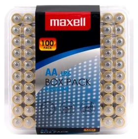 Maxell LR6 AA / Alkalická baterie / 1,5V / 100 ks (10× 10 ks) (MAXELL LR6 100PK BOX)