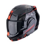 Moto přilba Scorpion Exo-Tech Evo Traveller černo/červená - Xxl