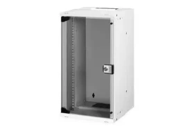 Digitus SOHO PRO 12U černá / Nástěnná skříň / 10" / IP20 / uzamykatelné skleněné dveře (DN-49105)