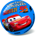 Míč Auta/Cars nafouknutý 23cm v síťce