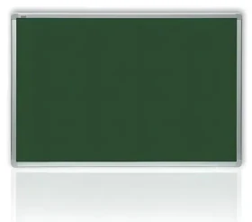 2x3 Filcová tabule 200x120 cm zelená / Tabule / Hliníkový rám / Textilní povrch