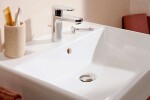 HANSGROHE - Xanuia Q Umyvadlo 60x48 cm, s přepadem, otvor pro baterii, SmartClean, bílá 61010450