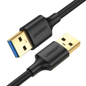 UGREEN Kabel USB-A 3.0 (M) - USB-A 3.0 (M) 0.5m černá (6957303813698)