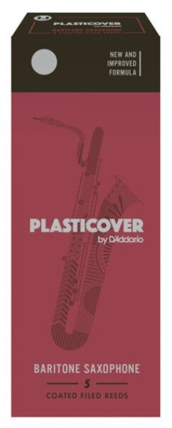 Rico RRP05BSX350 Plasticover - Baritone Saxophone Reeds 3.5 - 5 Box