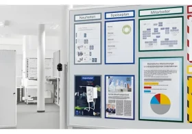 Magnetoplan Magnetofix šedá / Magnetický rámeček / A3 / 5 ks