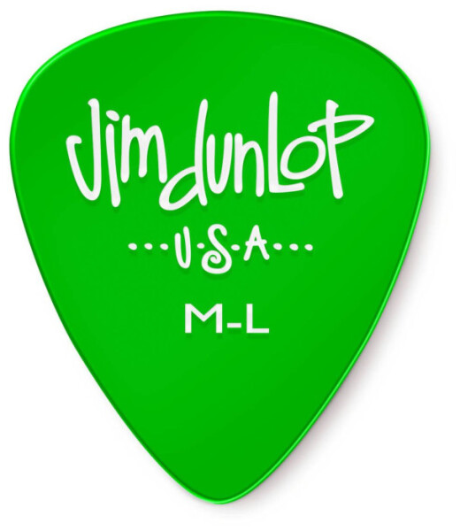 Dunlop Gels Green Medium Light Pick - 72ks