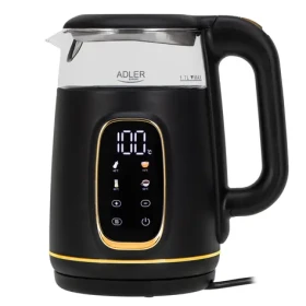 Adler AD 1305 černo-zlatá / Rychlovarná konvice / 2200 W / 1.7 L / sklo (AD 1305 BG)