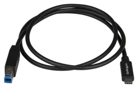 StarTech kabel USB-C na USB-B černá / Kabel / USB 3.1 10Gbps / 1 m (USB31CB1M)
