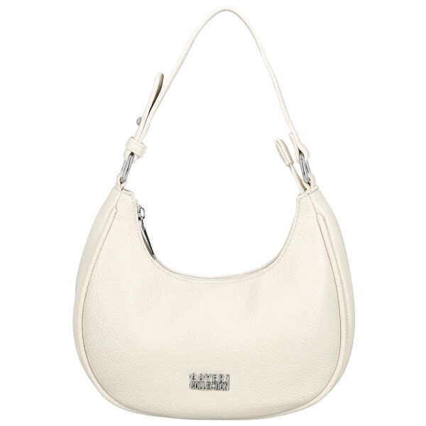 Trendy dámská koženková kabelka na rameno Tricia, béžová