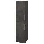 Dřevojas - Vysoká skříň DOS SVD2 35 - D16 Beton tmavý / Úchytka T05 / D16 Beton tmavý / Levé 210359F