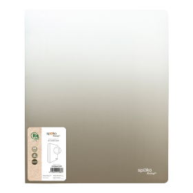 Spoko ReLeaf kroužkový pořadač, 4RO, 20 mm, A4, PP, Gradient, šedá