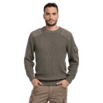 Bushman Pánský svetr Marple, tmavá khaki XXL
