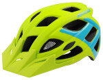 Cyklistická helma Rock Machine Edge zelená/modrá