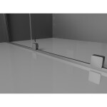 MEXEN/S - Velar sprchový kout, posuvné dveře 110 x 85 cm, transparent, grafit metal 871-110-085-01-95