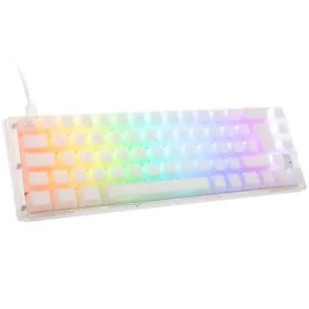 Ducky One 3 Aura Cherry MX-Speed-Silver bílá / herní klávesnice / podsvícená / mechanická / drátová USB-C / DE (DKON2167ST-PDEPDAWWWWC1)