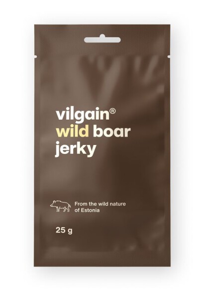 Vilgain Wild Jerky – 5× Divoké prase 25 g