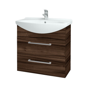 Dřevojas - Umyvadlová skříňka TAKE IT SZZ2 75 - D06 Ořech / Úchytka T03 / D06 Ořech 133948C