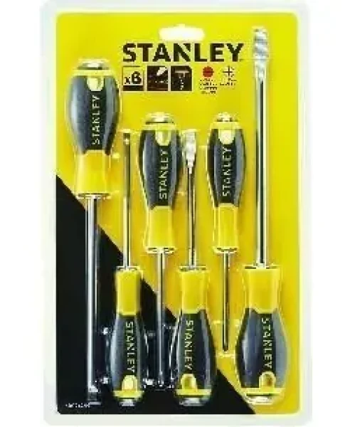 Stanley STHT0-60209 Essential / Sada šroubováků / 6 ks / Ploché, Phillips (STHT0-60209)