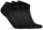 Craft Core Dry Shaftless 5-pack černá - Běžecké ponožky CRAFT CORE Dry Shaftless 5 párů - černá Velikost textilu: 43-45