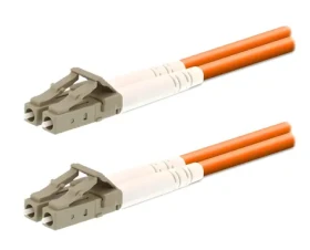 XtendLan Optický patch kabel LC-LC 1m / Patch kabel / 62,5/125 duplex / LS0H (FOP-LCLC-D-1-625)