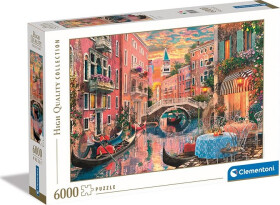 Puzzle 6000 dílků Západ slunce v Benátkách - Clementoni