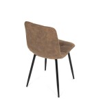 Jídelní židle, hnědá, látka vintage, CT-281 COF3