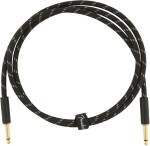 Fender Deluxe Series 5' Instrument Cable Black Tweed