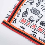 Mitchell & Ness Pánské kraťasy Miami Heat NBA Doodle Swingman Shorts Velikost: XL