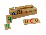 Moyo Montessori Moyo Montessori Velké dřevěné karty s čísly 1-9000
