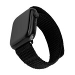 FIXED Nylonový řemínek Nylon Sporty Strap pro Apple Watch Ultra 49mm černý (FIXNST2-434-BK)