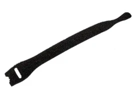 Velcro stahovací páska černá / Stahovací páska / suchý zip / 20 mm / 15 cm / 100 ks / samozhášecí (VEL-OW64428)