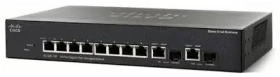 Cisco Small Business SG350-10P / 8 x 10/100/1000 (PoE+) + 2 x kombinace Gigabit SFP (SG350-10P-K9-EU)